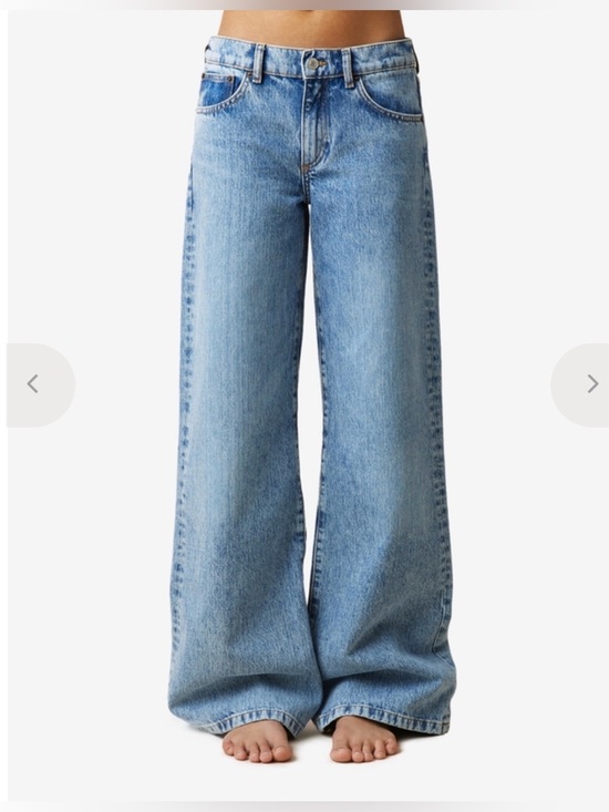 Jeanerica Denim - High-Rise Wide Leg Jeans in Light Blue Wash its new style kyoto